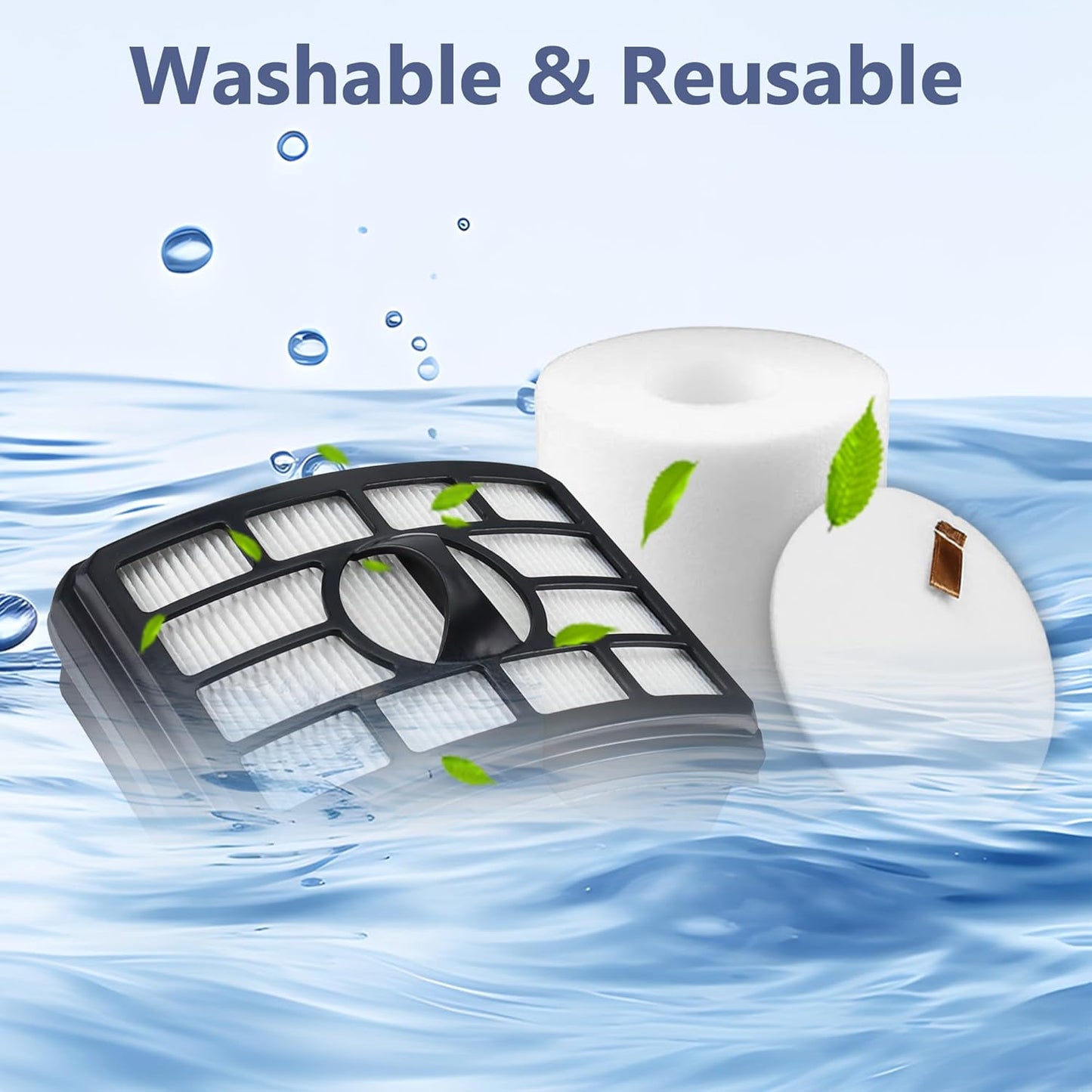 Shark Vacuum Filter Replacement - Pro Lift-Away NV500 Series | 2 Post Filters + 4 Foam & Felt Filters