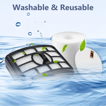 Shark Vacuum Filter Replacement - Pro Lift-Away NV500 Series | 2 Post Filters + 4 Foam & Felt Filters