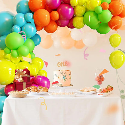 Tropical Balloon Arch Kit - 119 Pcs Hawaiian Latex Balloons for Summer Party Decor | Wedding & Birthday