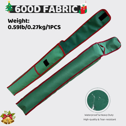 OUTTDID Wrapping Paper Storage Bag - 31" Organizer with Pocket for 9 Standard Rolls - Green