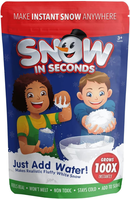 Skiennix Large Instant Snow | Create Cloud Slime Effortlessly - Perfect for Winter Fun