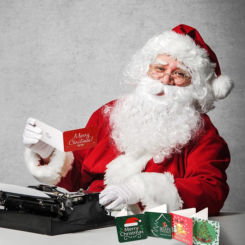 Outus 48 Pcs Mini Christmas Cards with Envelopes - Assorted Designs (Variation of THIS listing: 48)