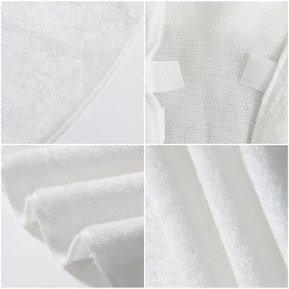 48 Inch White Plush Christmas Tree Skirt – Center Opening, Velvety Decor (Variation: White+48 inch)
