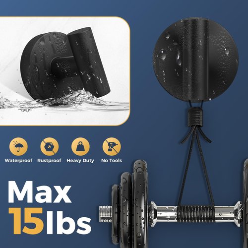 QQK Heavy Duty Suction Cup Hooks for Glass Window,Tile,Mirror,Removable Shower Hooks for Inside Shower,Metal Towel Hooks for Bathroom,4 Pack(Black)