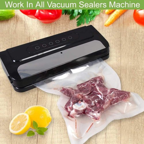 MakMeFre Vacuum Sealer Bags - 8 Pack of 8"x20" & 11"x20" Rolls | BPA Free, Puncture Resistant, Ideal for Sous Vide Cooking