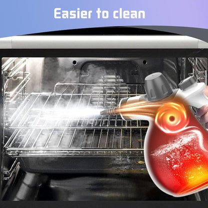Featwell Handheld Steam Cleaner, Pressurized Portable Multi-Surface Steam Cleaner with 12 pcs Accessories, Multi-Purpose Portable Steamer for Cleaning Dirt, Grease, Tile, Floor, Couch, Car