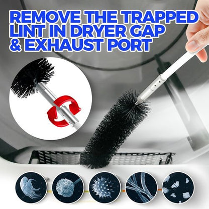 Holikme 30 Feet Dryer Vent Cleaner Kit - Flexible Lint Brush with Drill Attachment for Easy Cleaning