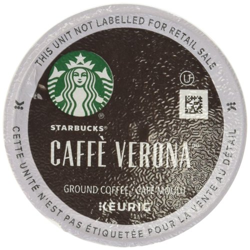 Starbucks K-Cup Coffee Pods—Dark Roast Coffee—Caffè Verona for Keurig Brewers—100% Arabica—4 boxes (96 pods total)