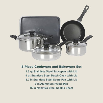 Gibson Home 74-Piece Kitchen in a Box | Complete Cookware, Dinnerware & Utensils Set