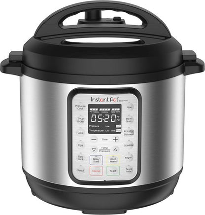 Instant Pot Duo Plus 9-in-1 Electric Pressure Cooker - Versatile Stainless Steel Design, 3 Quart Capacity | Includes 800+ Recipes