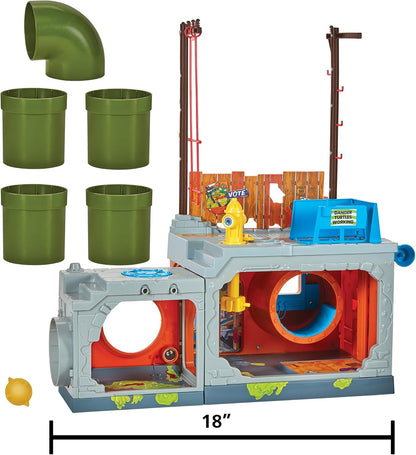 Playmates Toys Teenage Mutant Ninja Turtles Classic Sewer Playset - Fun Interactive Design