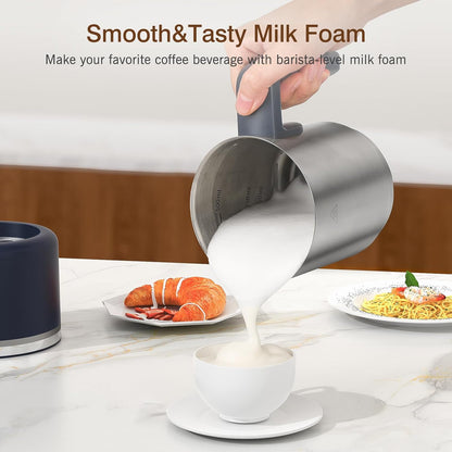 SIMPLETASTE Electric Milk Frother - 4 in 1 Automatic Steamer for Coffee & Lattes | 16.91oz Capacity