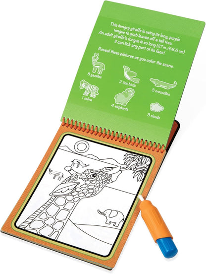 Melissa & Doug Water Wow! Reusable Activity Pad - Safari Theme - Eco-Friendly & Fun