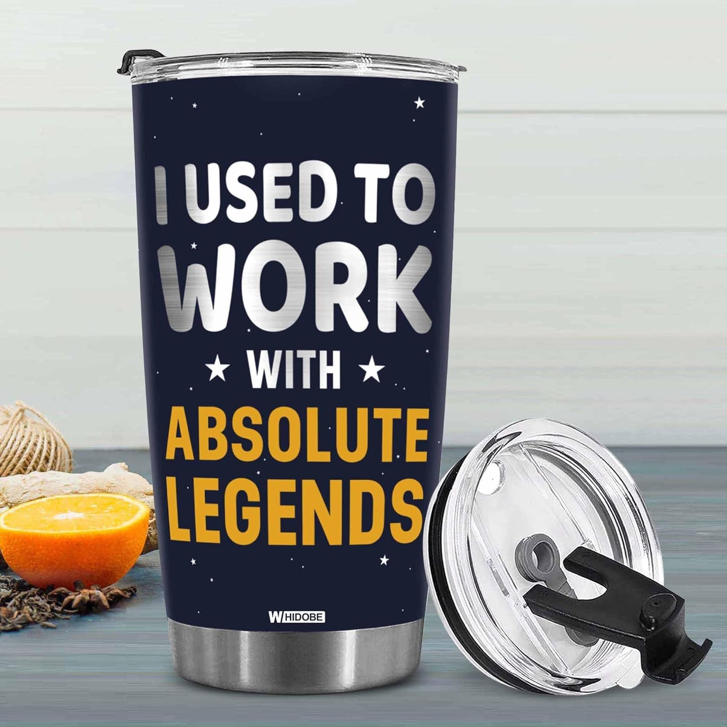 WHIDOBE Gift For Leaving Coworker - I Used To Work With Absolute Legend - Retirement Gifts - Leaving Gifts for Boss, Colleague - Going Away, Farewell Goodbye Workplace Gift For Coworker