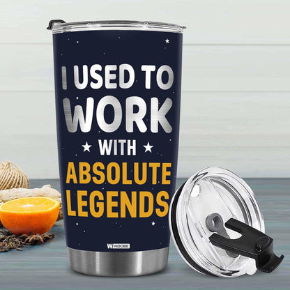 WHIDOBE Gift For Leaving Coworker - I Used To Work With Absolute Legend - Retirement Gifts - Leaving Gifts for Boss, Colleague - Going Away, Farewell Goodbye Workplace Gift For Coworker