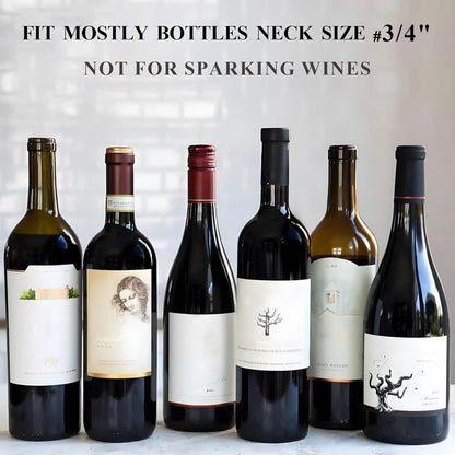 Wine Stoppers Vacuum with Pump, Keep Wine Fresh for up to 7 Days -1 Pump 4 Stopper, Wine Pumps and Wine Vacuum Stopper, Reusable for Wine Saver, Wine Stoppers for Wine Bottles