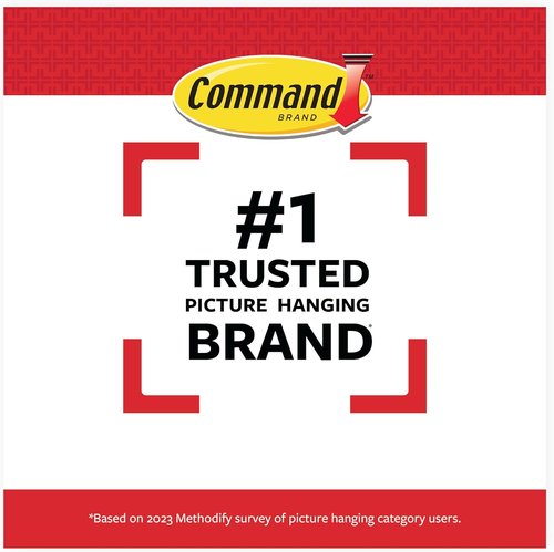 Command 5 lb Universal Picture Hanger - Damage-Free Hanging with 3 Frame Hangers & 6 Strips | Perfect for Home Decor