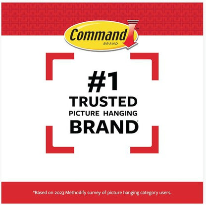 Command 5 lb Universal Picture Hanger - Damage-Free Hanging with 3 Frame Hangers & 6 Strips | Perfect for Home Decor