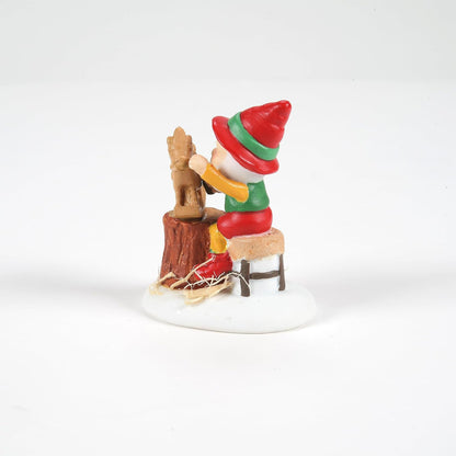 Department 56 Elf Ready for Paint Figurine - 1.85 Inch Multicolor North Pole Village Accessory