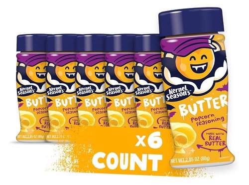 Kernel Season's Butter Popcorn Seasoning - Flavorful 2.85 Ounce Pack of 6 for Perfect Snacking