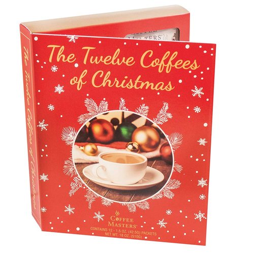 Coffee Masters | The Twelve Sips of Christmas Variety Pack - 12 Count Gourmet Coffee Selection
