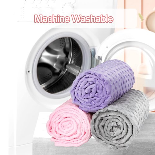 Man Fai Sky Baby Blanket for Girls, Soft Toddler Blanket 30 x 40 Inch, Newborn Blankets for Nursery, Stroller, Toddler Bed, Carseat, Double Layer, Pink
