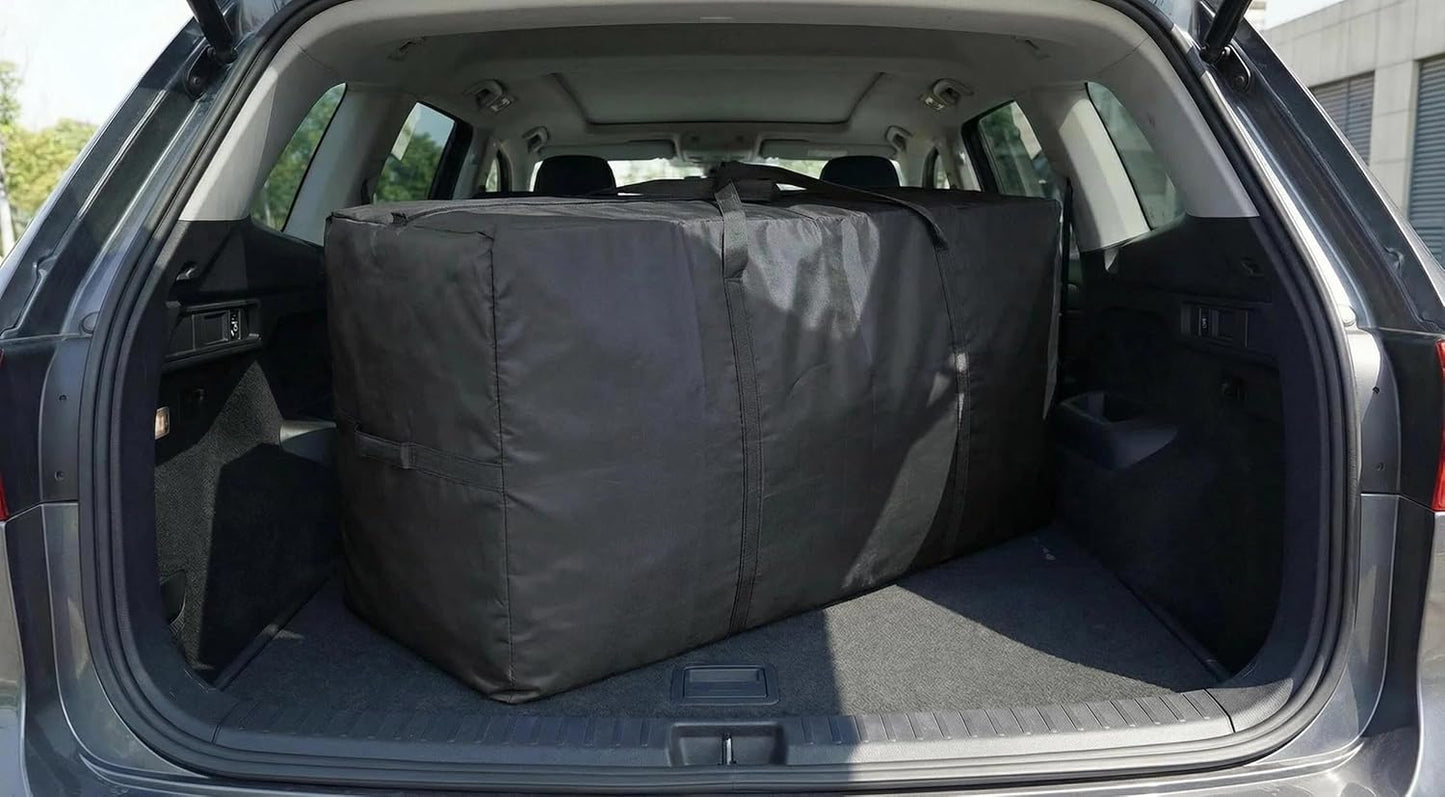 XXL Storage Bags by [Brand Name] - 66 Gallon Extra Large Totes with Zippers & Side Handles | Black