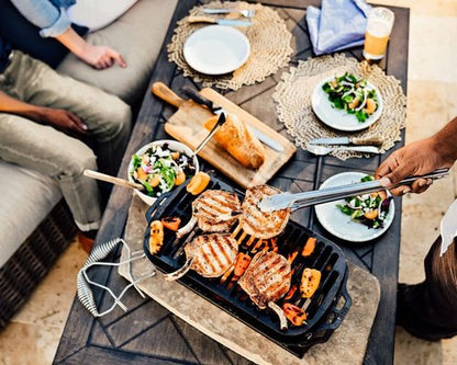 Lodge Cast Iron Grill - Durable Sportsman's Pro Design for Perfect Outdoor Cooking