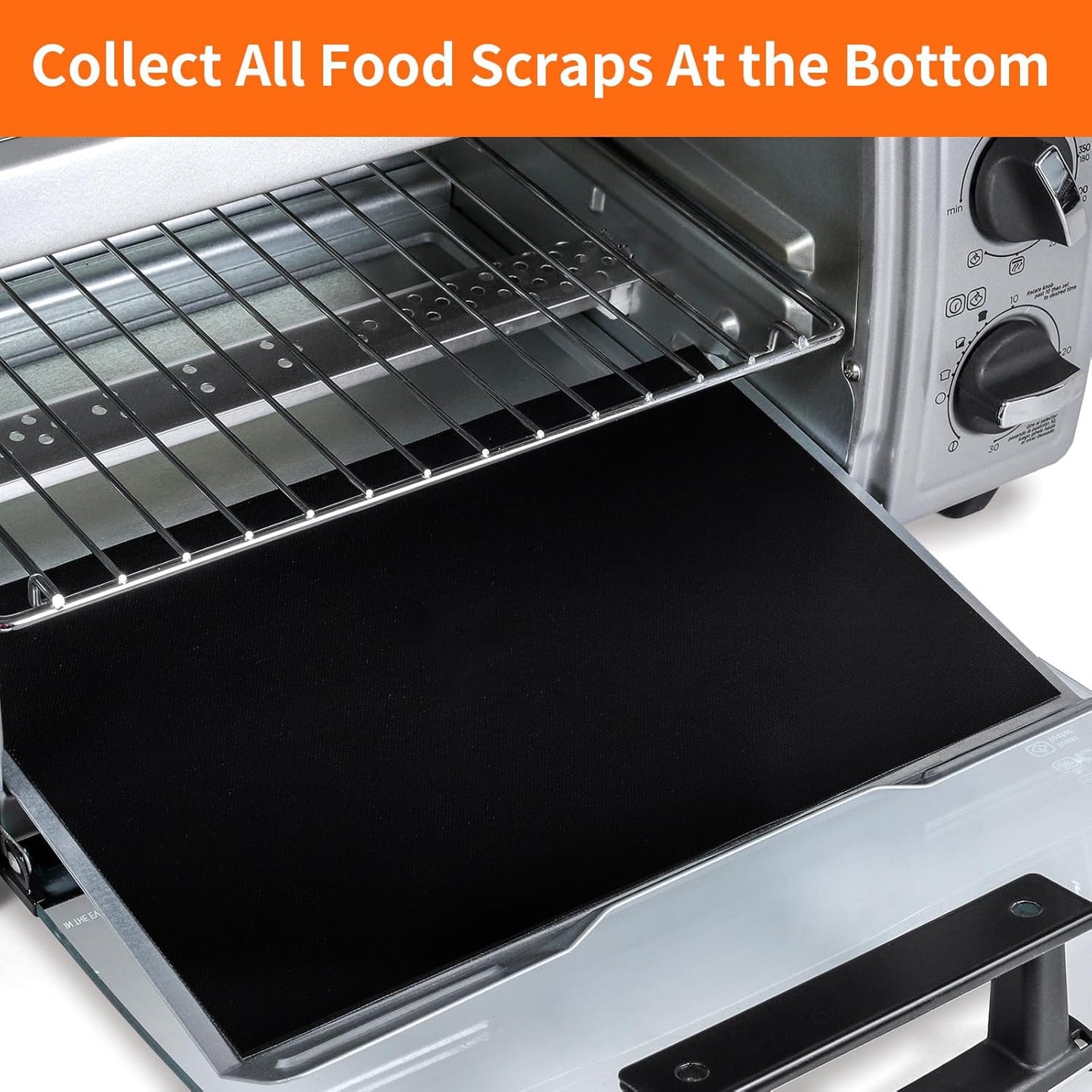 Nuwave Air Fryer Liners - Reusable Baking Mats for 30-QT XL Capacity Toaster Oven | 4 Pack