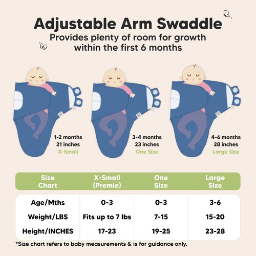 3-Pack Organic Baby Swaddle Sleep Sacks - Swaddles for Newborns, Infant 0-3 Months, Baby Girls, Boys, Soft & Snug Newborn Sleep Sack, Nursery Swaddling Blankets (Valiant, OS)