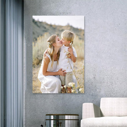 Skiennix Custom Canvas Prints - Personalized Wall Art for Pet & Family Photos | Framed 11x14 Inch