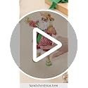 Fabriche Beach Santa Set of 2 - 10-Inch Multicolor Holiday Decor