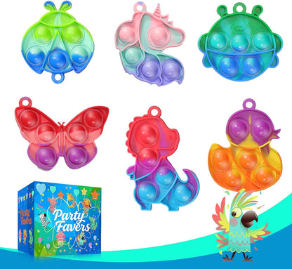 Skiennix Fidget Toys - 240 Pack Stress Relief Sensory Toys for Kids & Adults | Perfect for Parties & Gifts