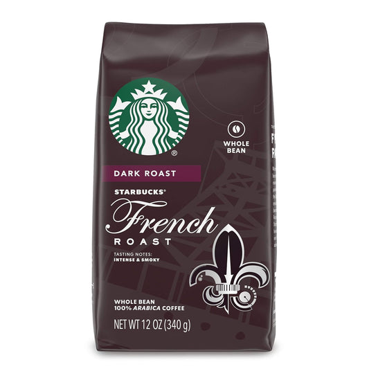 Starbucks Dark Roast Whole Bean Coffee - French Roast - 100% Arabica - 12 oz. Bag