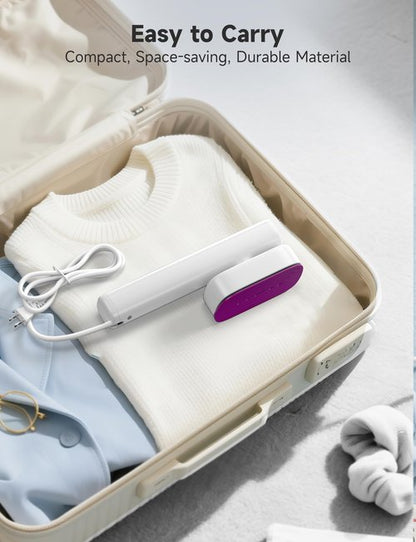 Travel Steamer for Clothes, Portable Handheld Design, Clothing Wrinkles Remover, Strong Penetrating Steam, 1200W Powerful 2 In 1 Steamer & Iron, 100ml Big Capacity