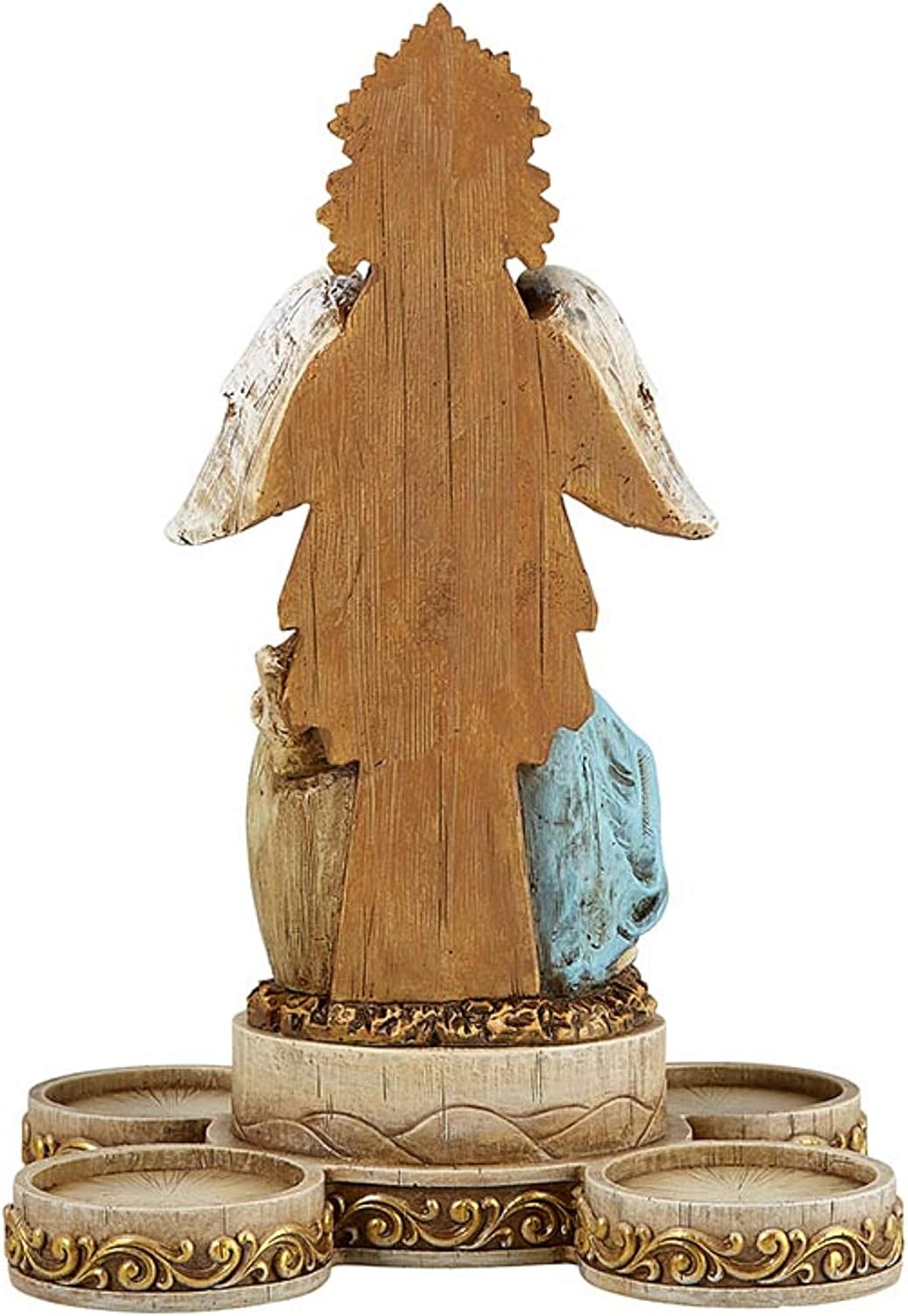 Needzo Nativity Scene Candle Holder Set - Holy Family Figurines for Votive Candles | 6.5 x 10 Inches