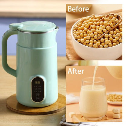 Automatic Nut Milk Maker, Soya Milk Maker Milk Maker With Delayed Start, Heating Self-Cleaning Oven Function, Milk Dispenser for Homemade Milk, Oatmeal, Soya Milk. (1 pc)