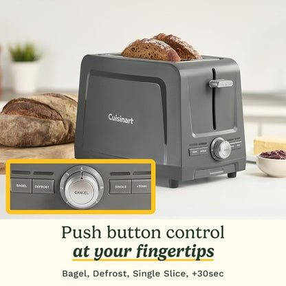 Cuisinart Core Collection 2-Slice Toaster - Extra-Long Slots for Artisan Bread | Bagel Setting & High-Lift Quickview™