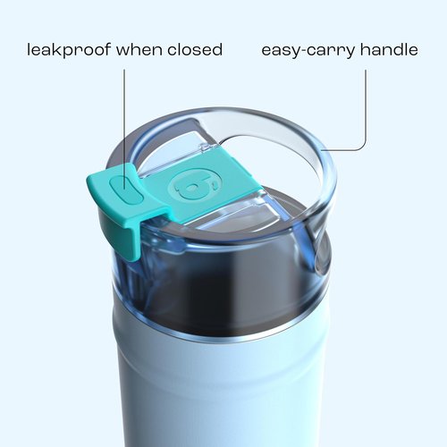 Bubba 18 oz Dualsip Insulated Stainless Steel Water Bottle - Reusable, Leakproof, Lightweight, Daydreamin'