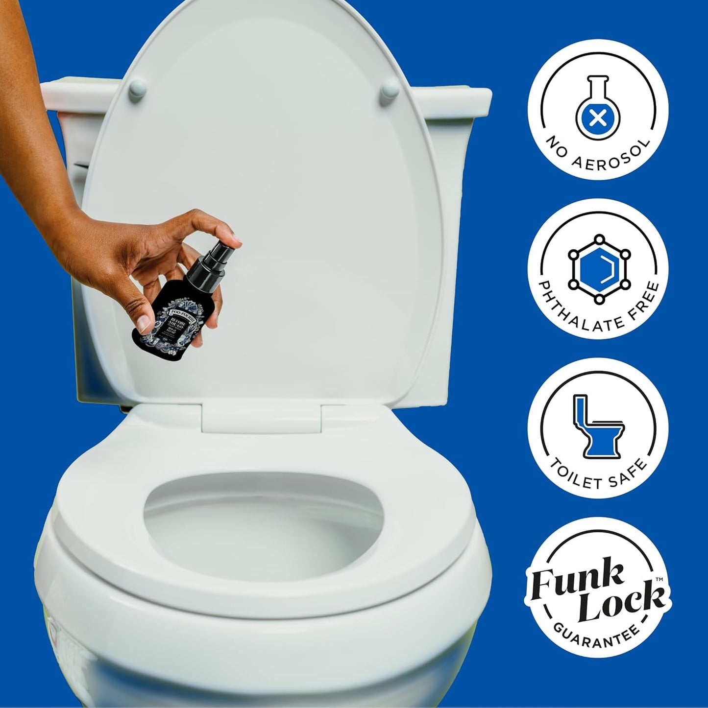 Poo-Pourri Before-You-Go Toilet Spray - Royal Flush, Eucalyptus & Spearmint, 2 Fl Oz