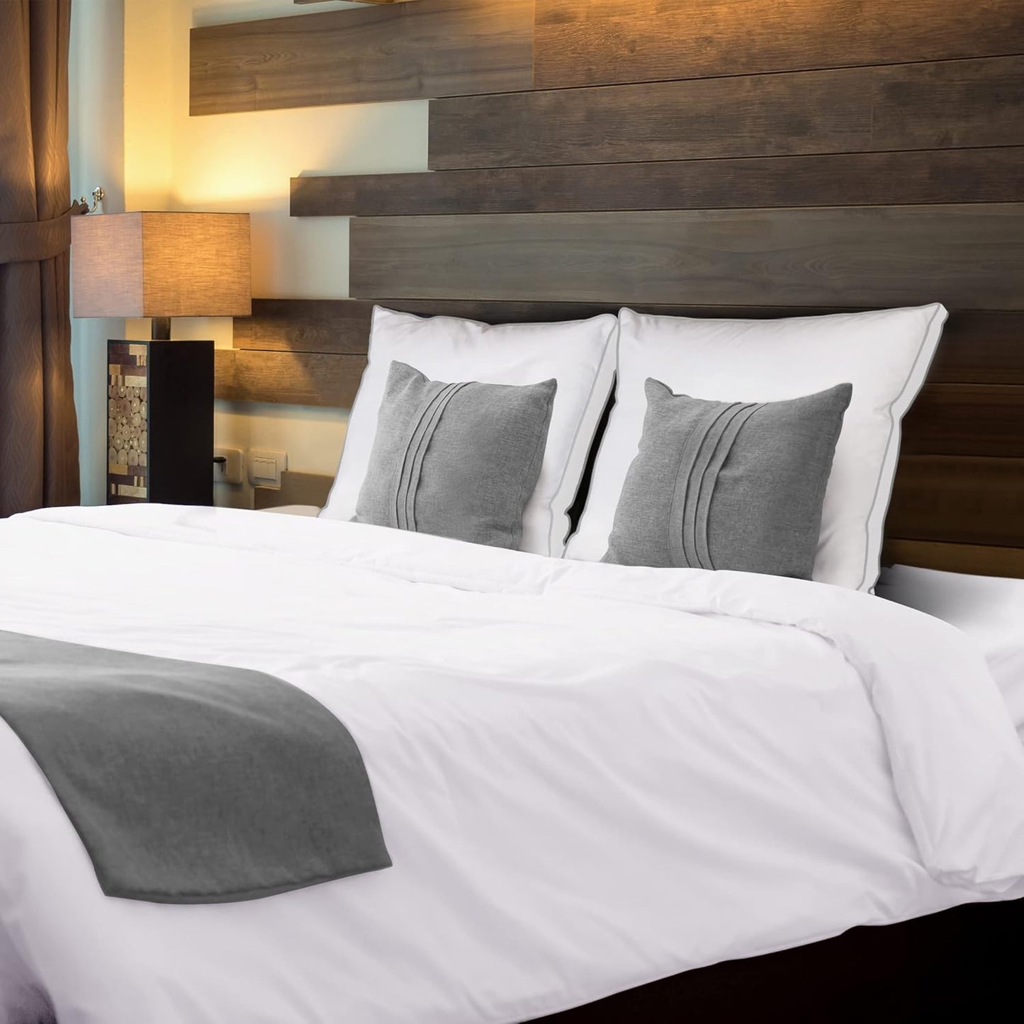 Utopia Bedding Bed Pillows - Soft & Fluffy Down Alternative | European Size, Set of 2, Cooling Comfort