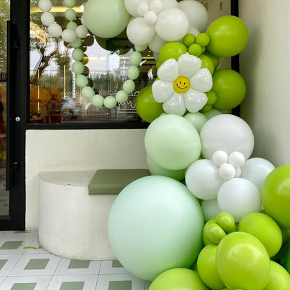 Voircoloria 90-Pack Lime Green Balloons - Versatile Sizes for Graduation, Weddings & Parties