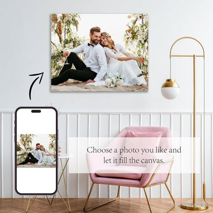 Custom Canvas Prints by Ship Next Day - Personalized Photo Wall Art | Framed 10x8 for Home Decor