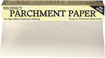 Regency Wraps Parchment Paper - Non-Stick Baking & Cooking | Greaseproof, 30ft Roll, White