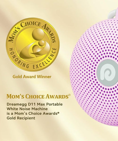 Dreamegg Baby Sleep Soother - Portable White Noise Machine with 21 Soothing Sounds | Ideal for Home & Travel