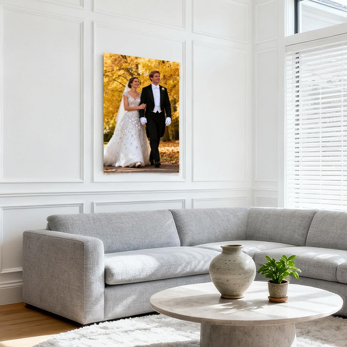 Skiennix Personalized Canvas Prints - Stunning Framed Wall Art | 11x14 Custom Photo Decor