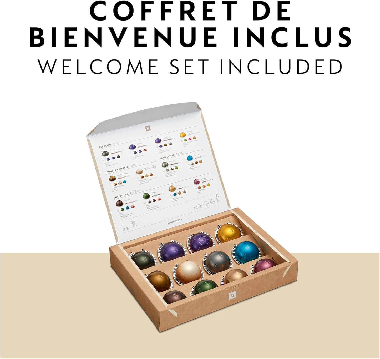 Breville Nespresso Vertuo Plus Coffee & Espresso Maker - Sleek Ink Black Design
