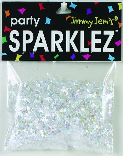 Jimmy Jem's - White Iridescent Snow Globe Decorations | 2 Oz Christmas Crafting Supplies