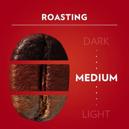Lavazza Qualità Rossa Whole Bean Coffee - Medium Roast Arabica & Robusta Blend, 2.2 lb Bag