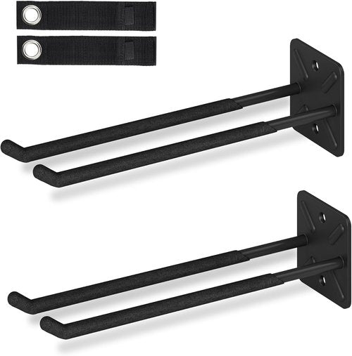 **Skiennix Heavy Duty Garage Hooks - 12.4 Inch Wall Mount Hangers | Max Load 200 lbs for Ladders, Tools & More**